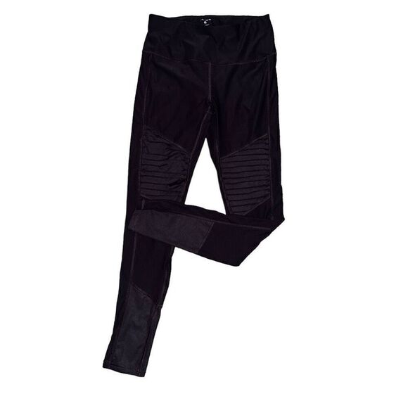LAYER 8 Maroon Textured Knee Leggings Size S - Picture 1 of 8